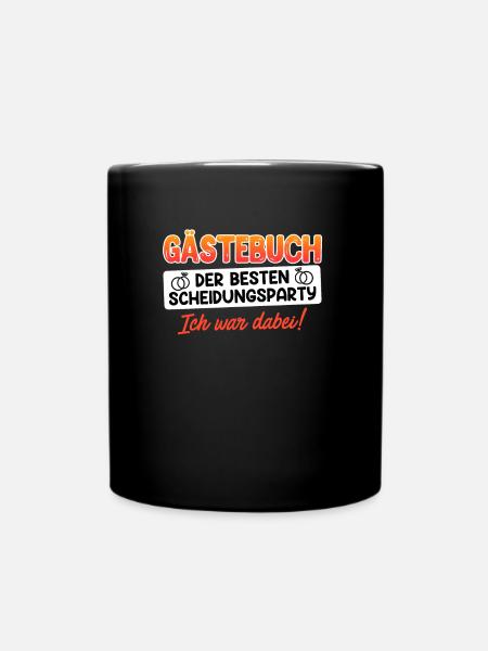Scheidungsparty frisch geschieden Scheidung - Tasse einfarbig - Schwarz