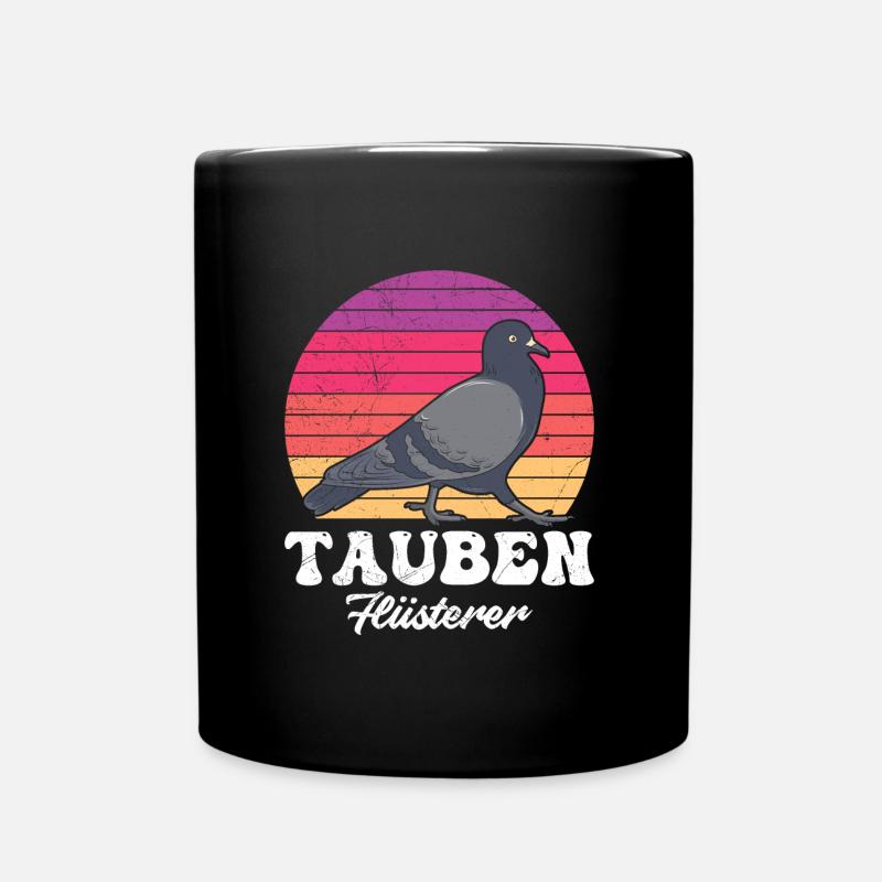 Tauben Flüsterer Taubenzüchter Taubenhalter - Tasse einfarbig - Schwarz