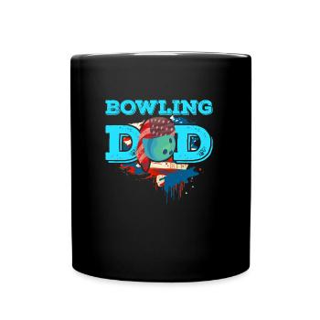 Bowling Dad Bowling Player Dad Bowling Men - Full Colour Mug - black - Front