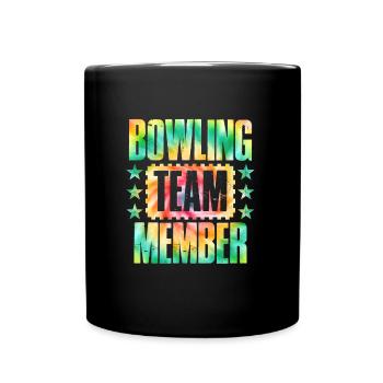 Membre de l’équipe de quilles Bowler Bowlingspieler - Mug uni - noir - Devant