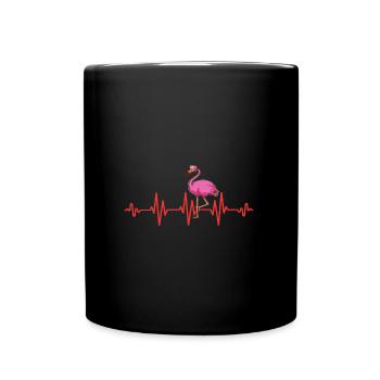 Flaminog Heart Palpitations Flamingo Tenue femme - Mug uni - noir - Devant