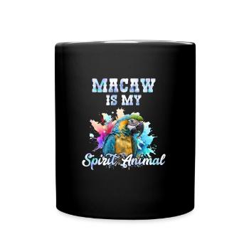 L’ara est mon animaux amoureux des oiseaux perroquet - Mug uni - noir - Devant