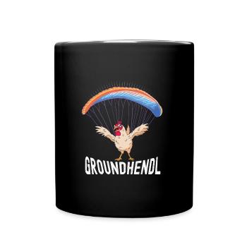 Parapente Groundhendl Parapente Femmes - Mug uni - noir - Devant