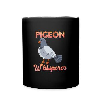 Pigeons Whisperers Pigeon friends Pigeon breeding - Full Colour Mug - black - Front