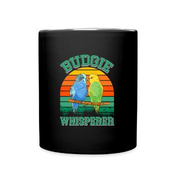Budgie Whisperer Wellensittich Flüsterer - Mug uni - noir - Devant