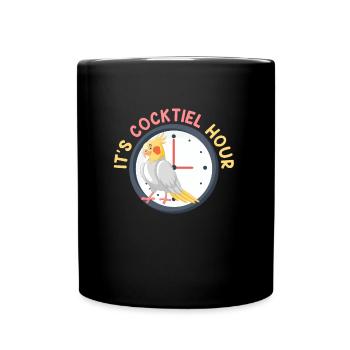 C’est Cocktiel Hour Bird Keeper - Mug uni - noir - Devant