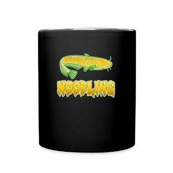Wels Angeln Waller Fisch Noodler Flathead - Tasse einfarbig - Schwarz - Vorne