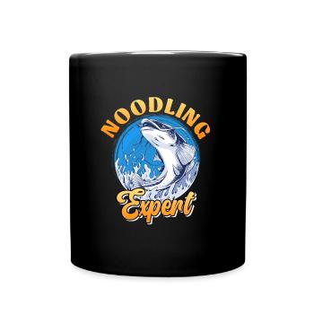 Noodling Expert Catfish Fishing Catfish Angler - Full Colour Mug - black - Front
