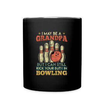 Bowling Men Peut-être une chemise drôle de grand-père - Mug uni - noir - Devant