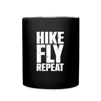 Randonnée Fly Répéter Alpinisme Parapente - Mug uni - noir - Devant