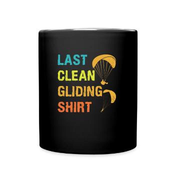Gleitschirmflieger Last Clean Gliding Shirt - Tasse einfarbig - Schwarz - Vorne