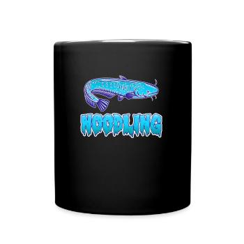 Wels Angeln Waller Fisch Noodler Flathead - Tasse einfarbig - Schwarz - Vorne