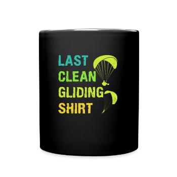 Gleitschirmflieger Last Clean Gliding Shirt - Tasse einfarbig - Schwarz - Vorne