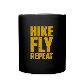 Randonnée Fly Répéter Alpinisme Parapente - Mug uni - noir - Devant