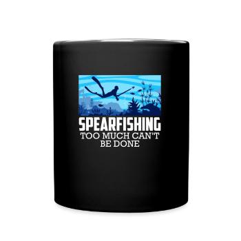 La chasse sous-marine ne peut pas être faite Pêche au peef - Mug uni - noir - Devant