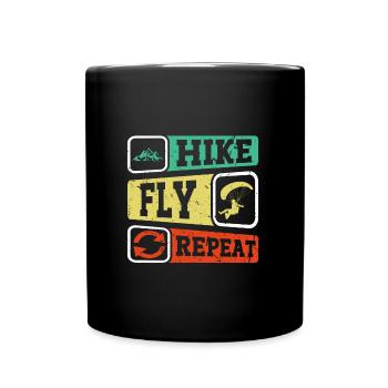 Randonnée Fly Répéter Alpinisme Parapente - Mug uni - noir - Devant