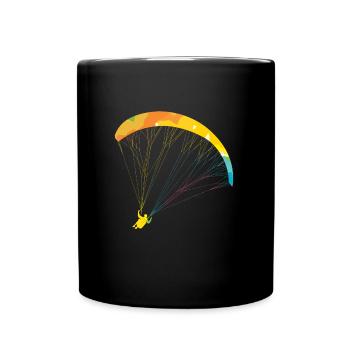 Parapente féminin Parapente filles - Mug uni - noir - Devant