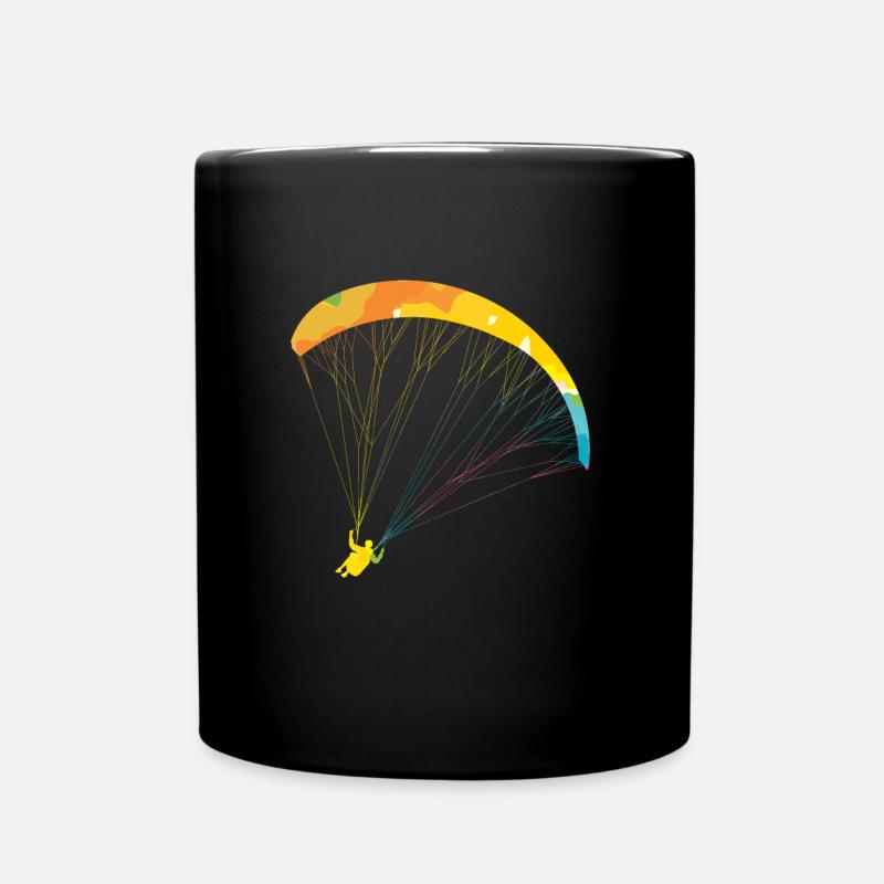 Parapente féminin Parapente filles - Mug uni - noir