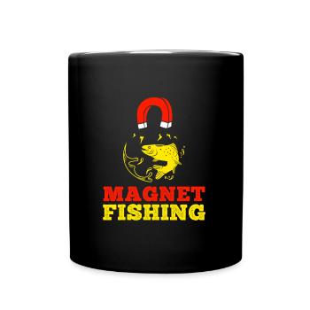 Magnet Fishing Magnet Fishing Scrap Collector - Mug uni - noir - Devant