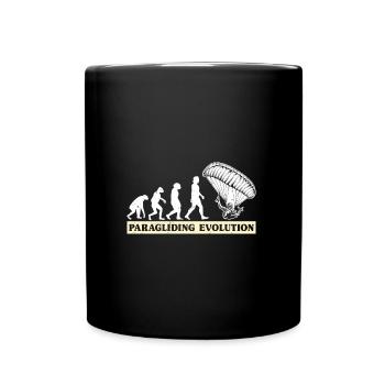 Parapente Evolution Parapentes - Mug uni - noir - Devant