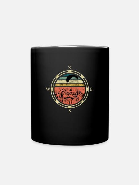 Parapente Montagnes Parapente Chemise - Mug uni - noir