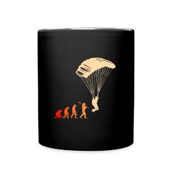Paragliding Evolution Gleitschirmfliegen - Full Colour Mug - black - Front