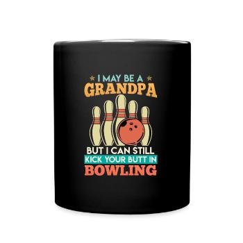 Bowling Men Peut-être une chemise drôle de grand-père - Mug uni - noir - Devant