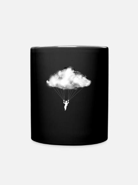 Parapente Cloud Parapente Montagnes - Mug uni - noir