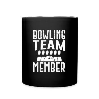Bowling Team Member Bowling Player Bowling - Full Colour Mug - black - Front