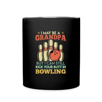 Bowling Men Peut-être une chemise drôle de grand-père - Mug uni - noir - Devant
