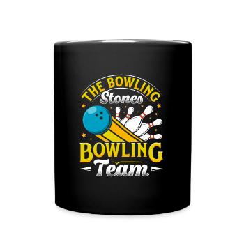 Bowling The Bowling Stones Funny Bowling Player - Full Colour Mug - black - Front