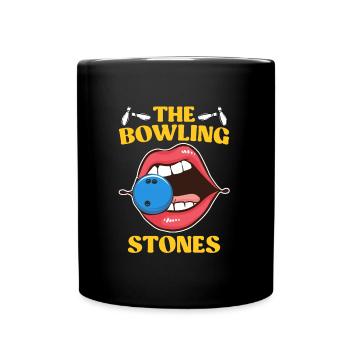 Bowling Player The Bowling Stones Bowling Ball - Full Colour Mug - black - Front