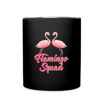 Flamingo Squad Enterrement de vie de jeune fille Femmes - Mug uni - noir - Devant