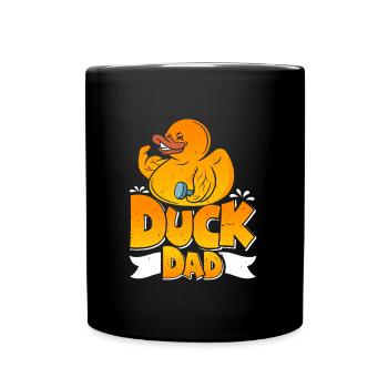 Duck Dad Duck Keeper Duck Lover Men - Full Colour Mug - black - Front