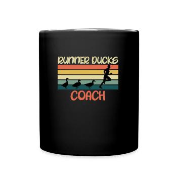 Ducks Runner Ducks Coach Duck Lover Shirt - Full Colour Mug - black - Front