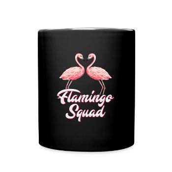 Flamingo Squad Enterrement de vie de jeune fille Femmes - Mug uni - noir - Devant