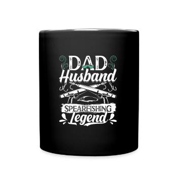 Papa Mari Légende de la chasse sous-marine Pères Maris - Mug uni - noir - Devant