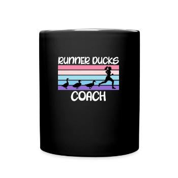 Ducks Runner Ducks Coach Duck Lover Shirt - Full Colour Mug - black - Front