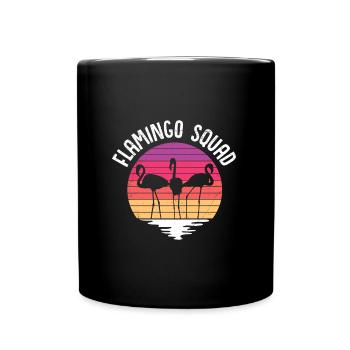 Flamingo Gang Women Bachelorettes Women - Full Colour Mug - black - Front