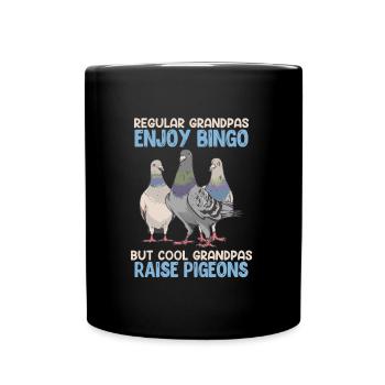 Grandpas Normal Grandpas Play Bingo Cool Grandpas - Full Colour Mug - black - Front