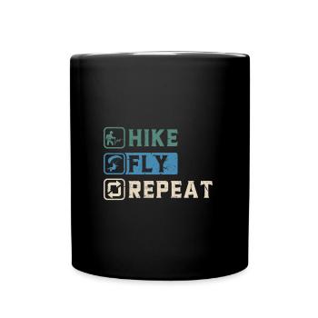 Randonnée Fly Répéter Alpinisme Parapente - Mug uni - noir - Devant