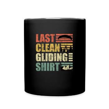 Gleitschirmflieger Last Clean Gliding Shirt - Tasse einfarbig - Schwarz - Vorne