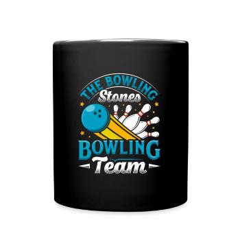 Bowling The Bowling Stones Joueur de bowling drôle - Mug uni - noir - Devant