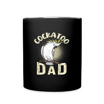 Cacatoès Papa Oiseau Amant Perroquet Hommes - Mug uni - noir - Devant