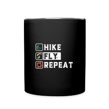Randonnée Fly Répéter Alpinisme Parapente - Mug uni - noir - Devant