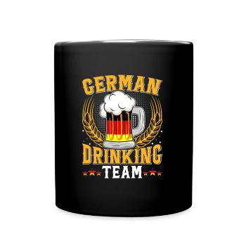 Équipe allemande de buveurs Bierfan - Mug uni - noir - Devant