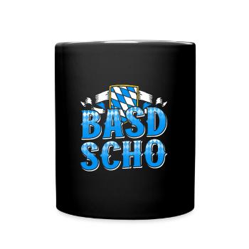 Basd Scho Chemise bavaroise Munich Bavière - Mug uni - noir - Devant