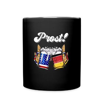 Bière bavaroise, bravo! Chemise Bavière - Mug uni - noir - Devant