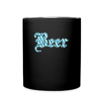 Bière bavaroise Munich Alcool - Mug uni - noir - Devant