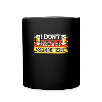 Volksfest Bayern Bierfan Je ne donne pas un Schnitzel - Mug uni - noir - Devant
